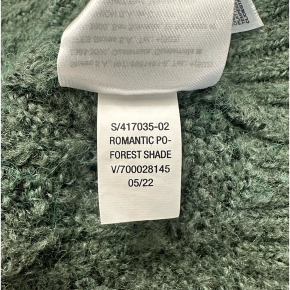 Old‎ Navy Women's Oversized Rounded Neck Balloon Sleeve Sweater Size XL Green - Picture 6 of 6